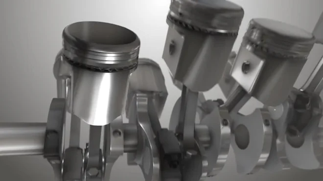 Piston Engine Animation