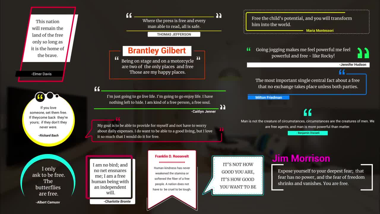 Quotes & Comments Titles Motion Graphics Templates Motion Array