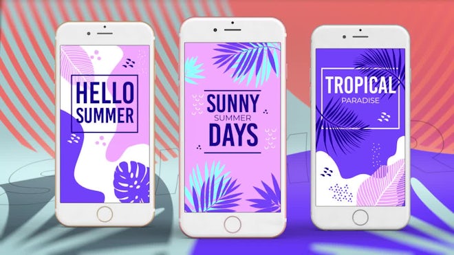21 Summer Posters Freebies template preview