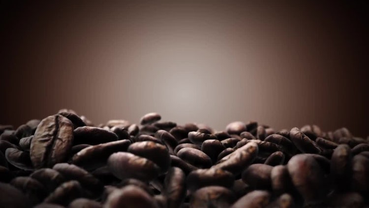 Brown Coffee Beans: Stock Motion Graphics