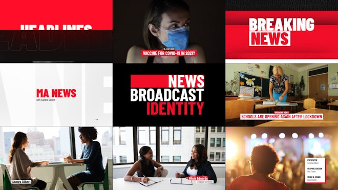 News Broadcast Identity Freebies template preview