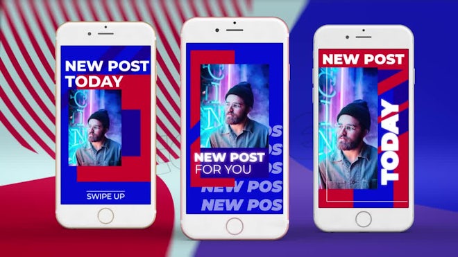 18 Trendy Instagram Stories Freebies template preview