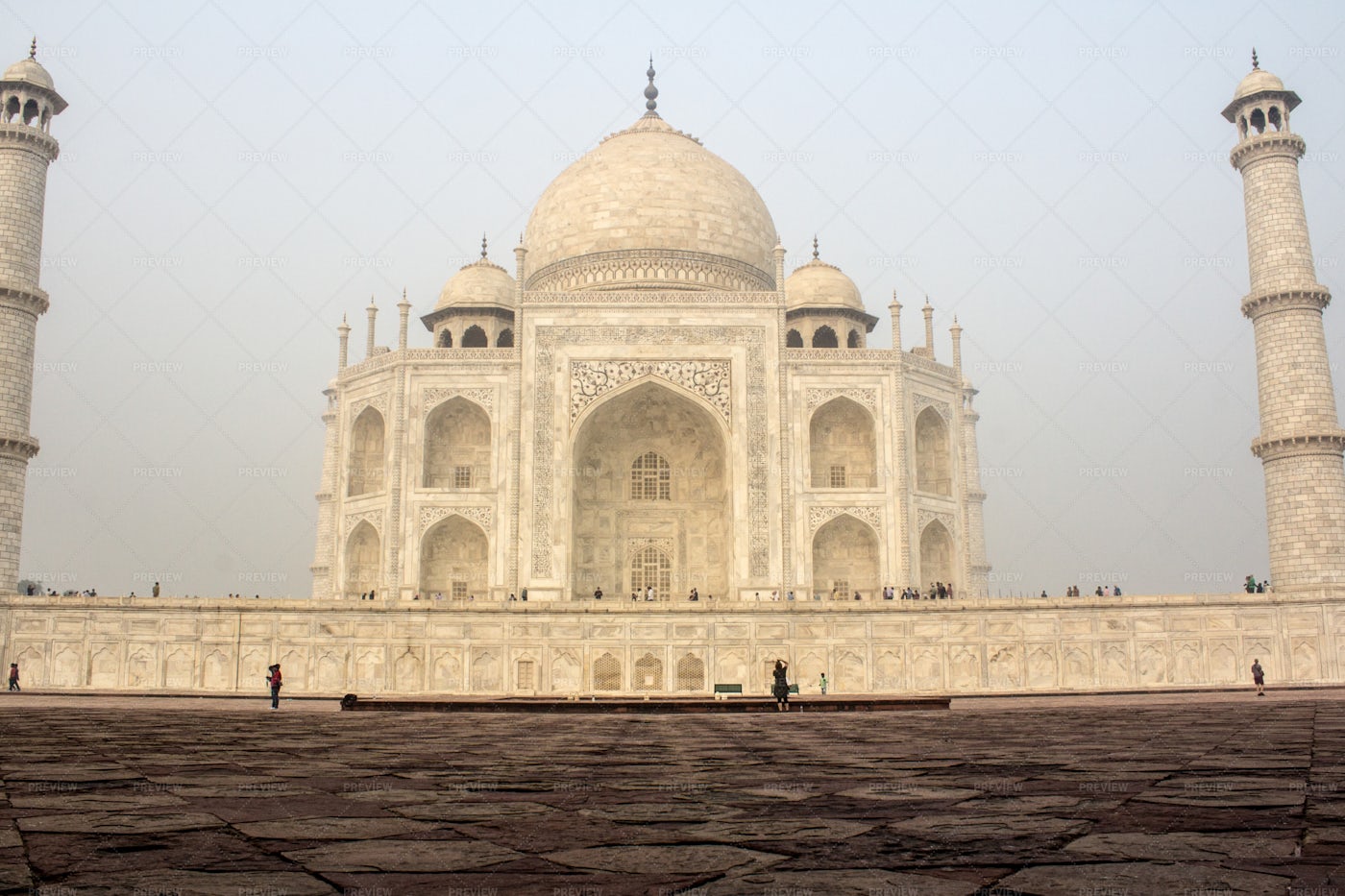 Taj Mahal Mausoleum, India: Stock Photos