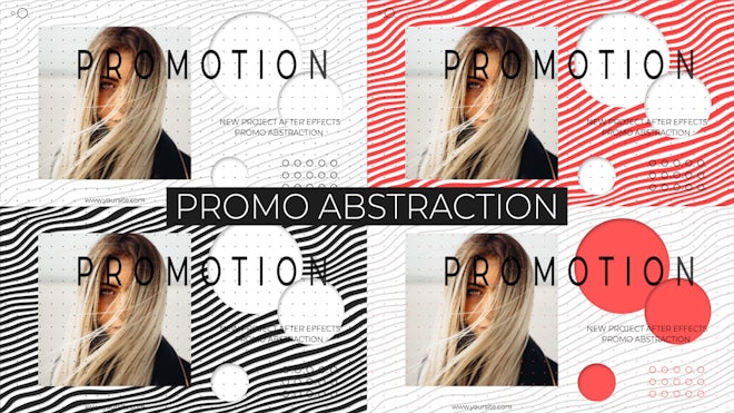 Promo Abstraction Freebies template preview