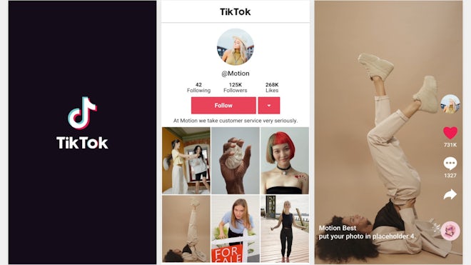 Tik Tok Promo Freebies template preview