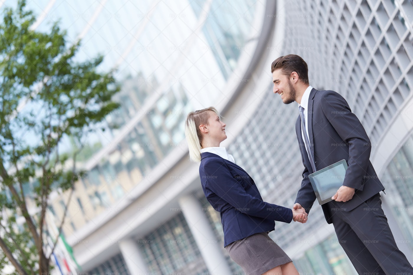 Deal With A Handshake: Stock Photos
