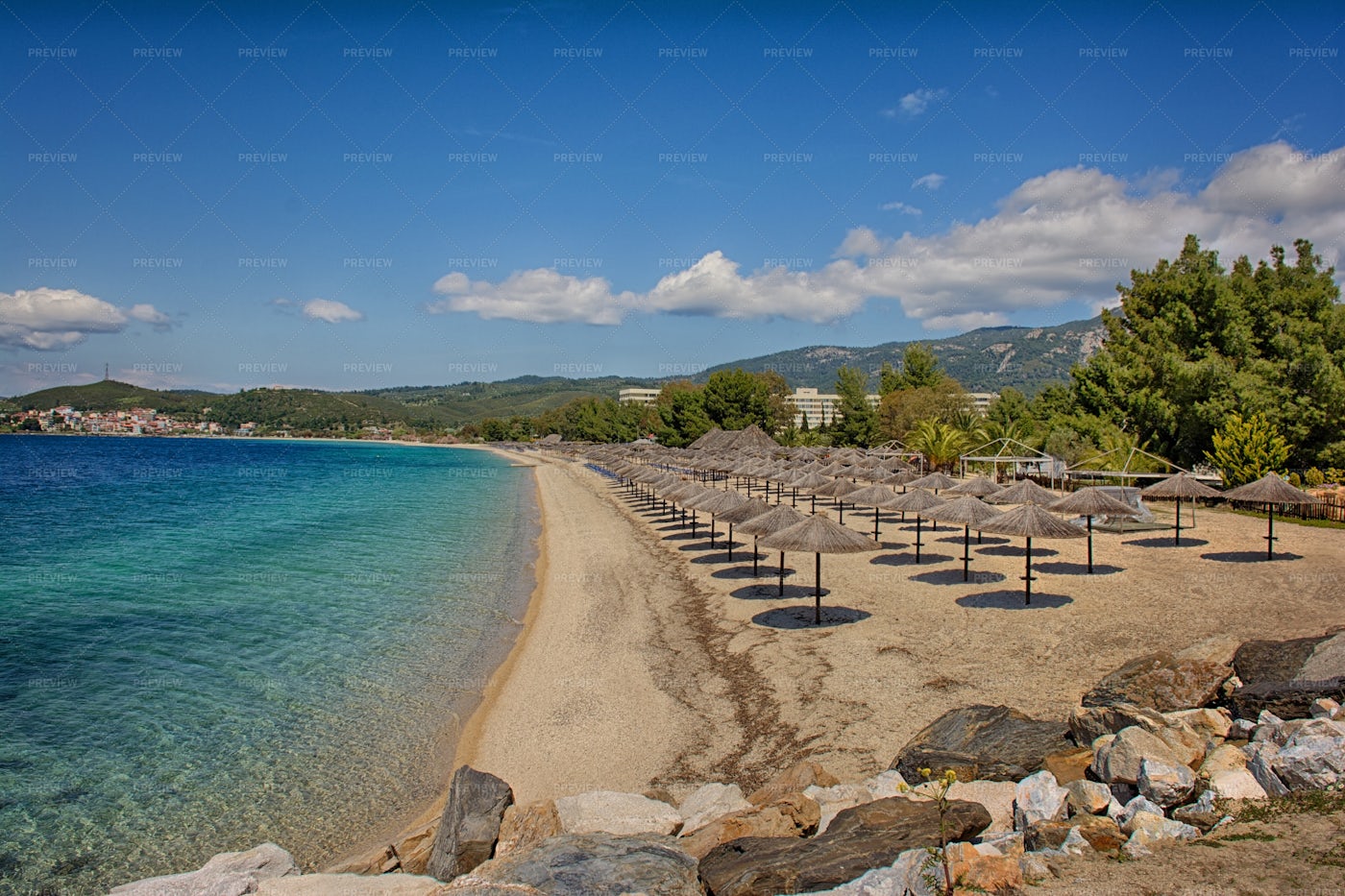 Mediteranin Beach: Stock Photos