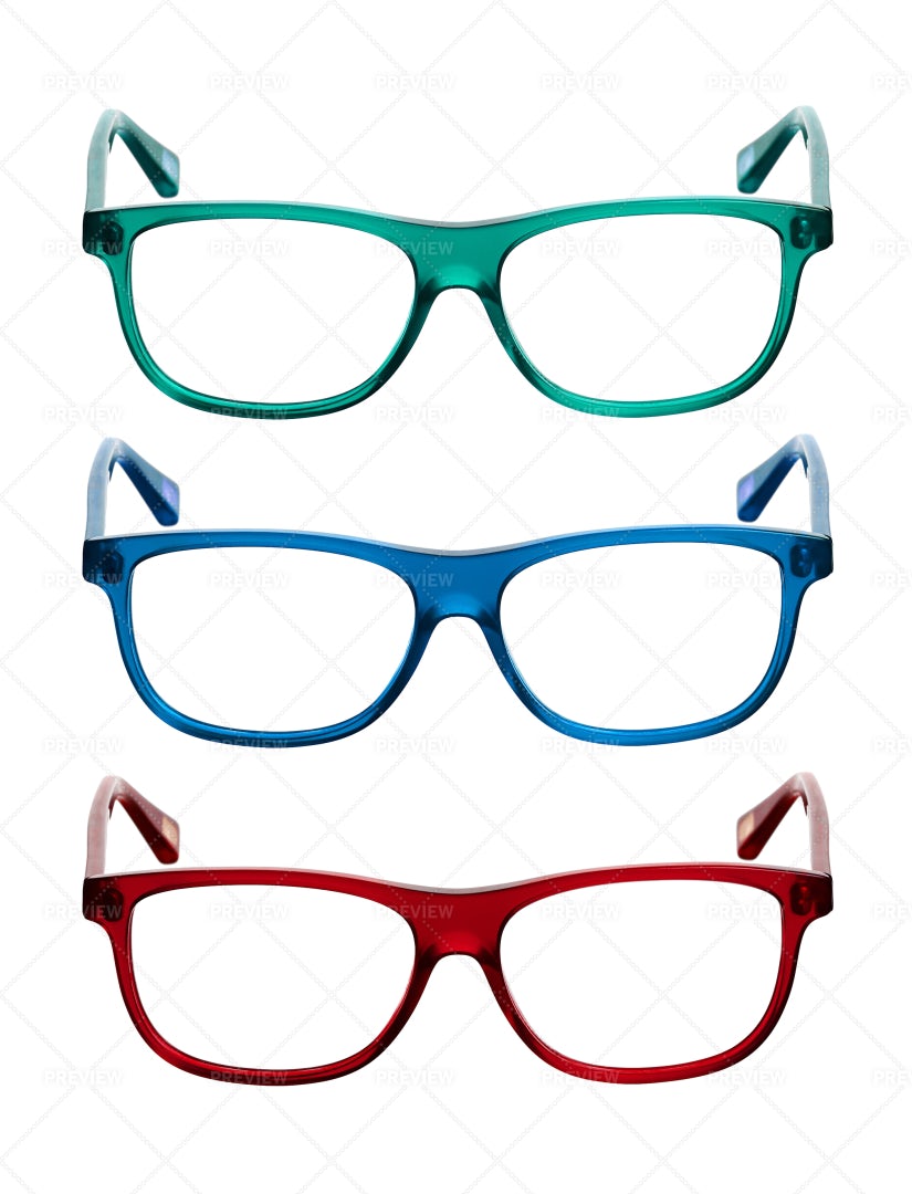 Three Pairs Of Glasses: Stock Photos