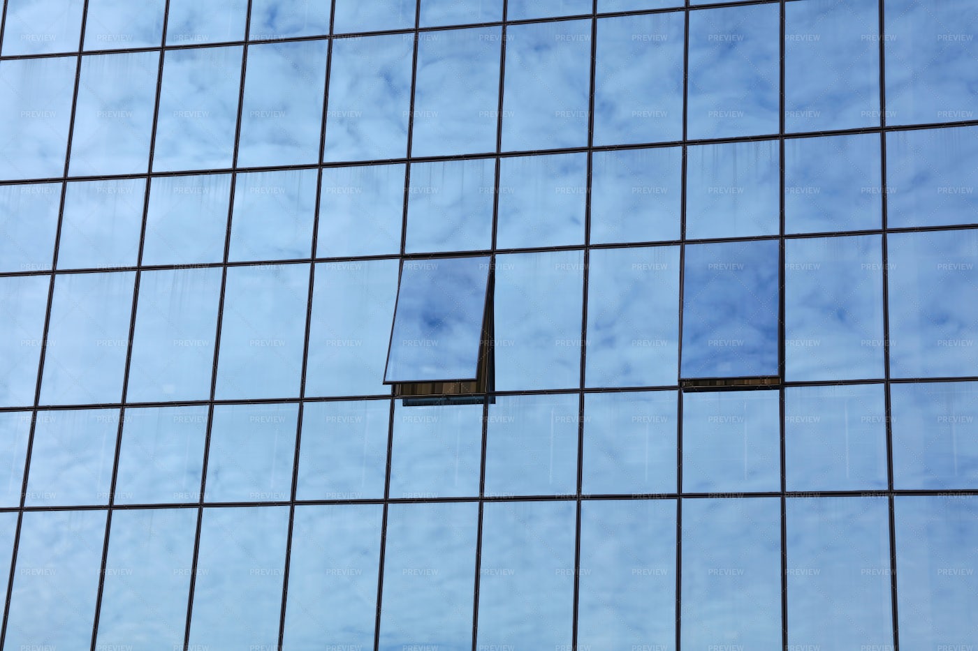 Office Glass Reflections: Stock Photos