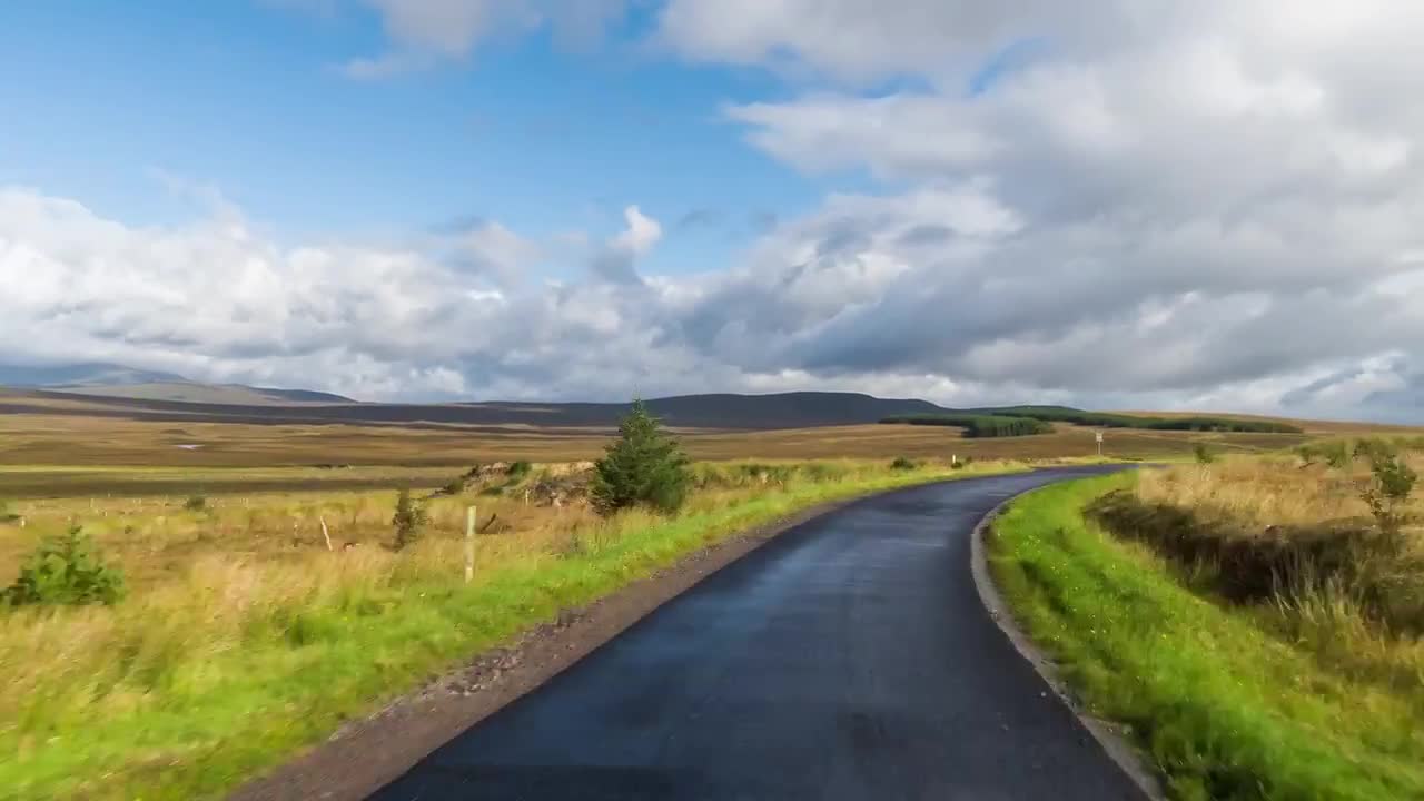 Scottish Highlands Hyper-Lapse - Stock Video | Motion Array