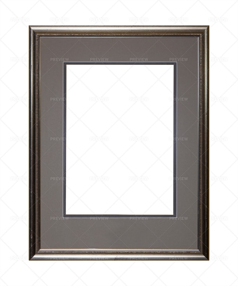 Silver Photo Frame: Stock Photos