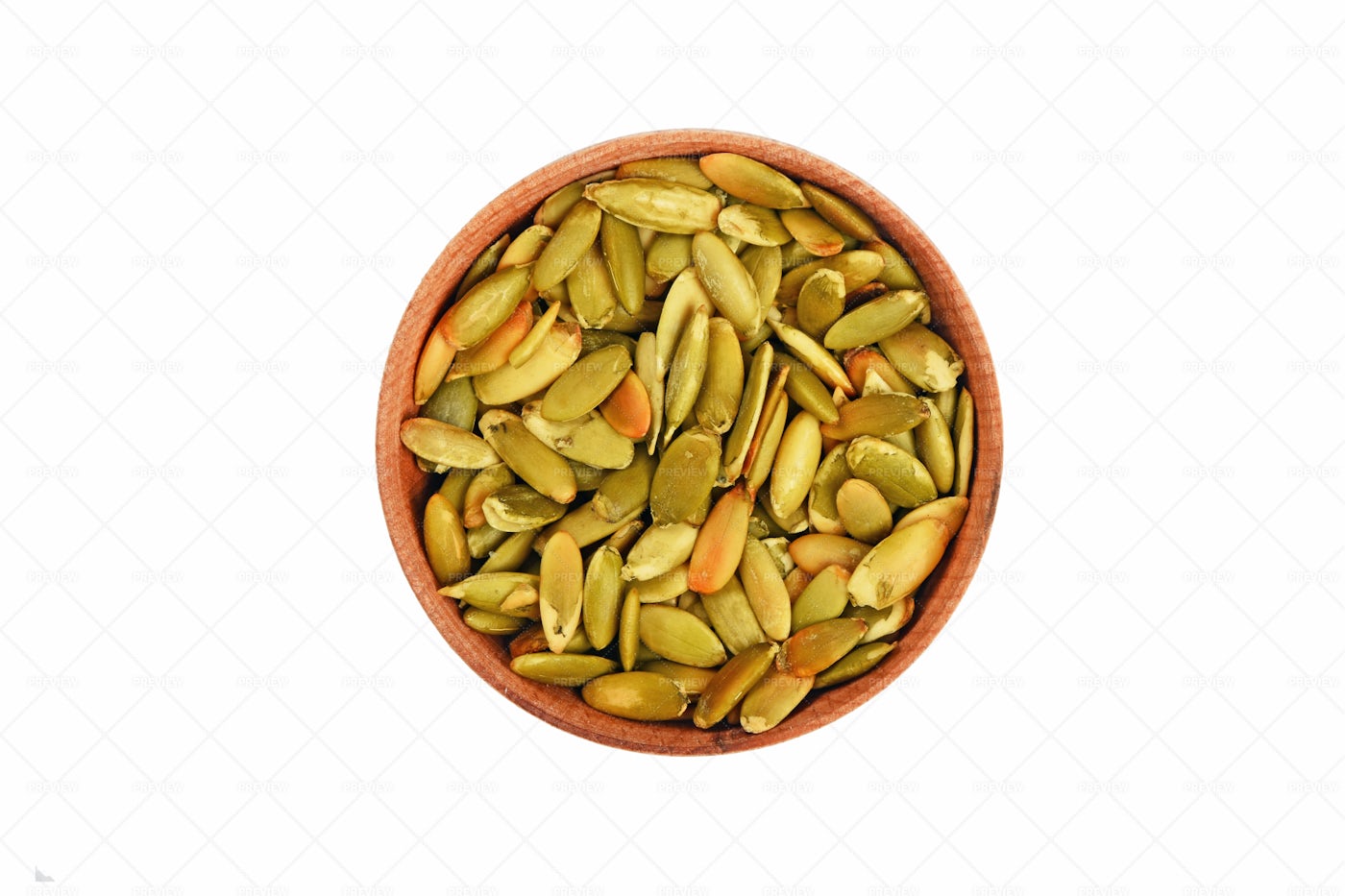 Pumpkin Seeds In A Bowl: Stock Photos