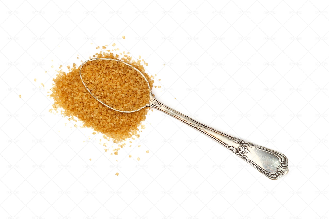 Teaspoon Of Brown Sugar: Stock Photos