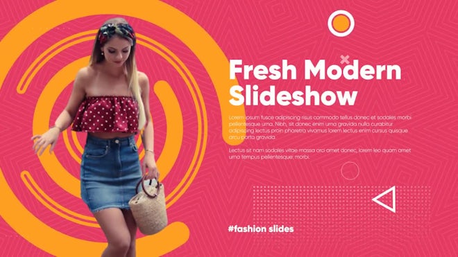 Fresh Modern Slideshow Freebies template preview
