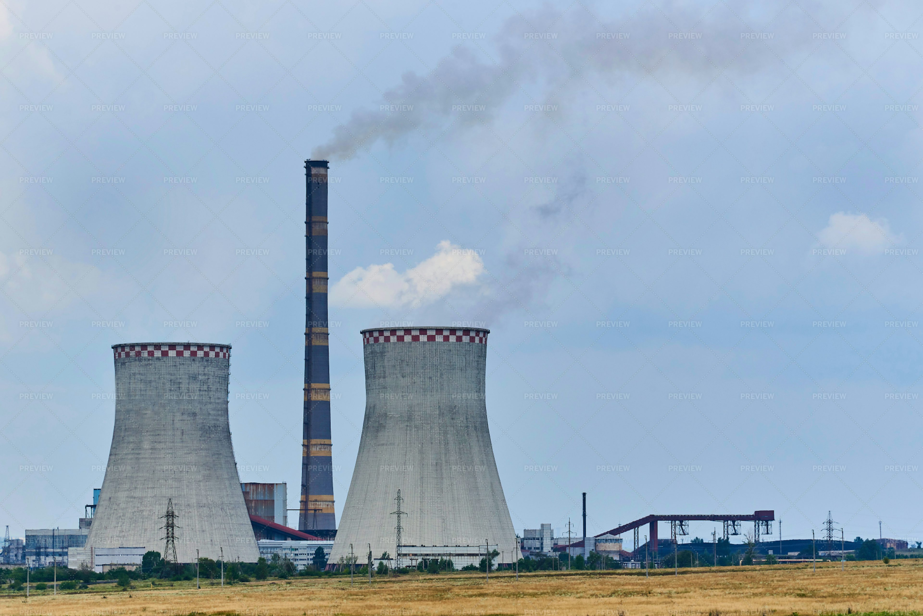 Thermal Power Plant - Stock Photos | Motion Array