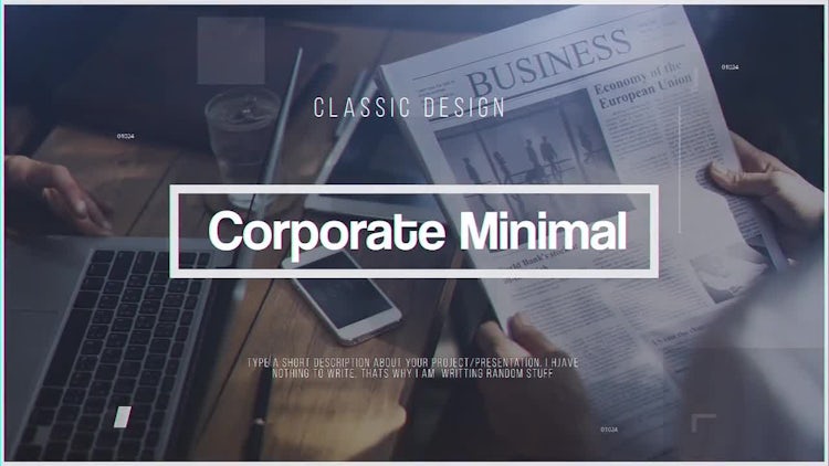 Corporate Minimal: After Effects Templates