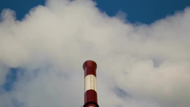 Smoke Around The Pipe: Stock Video