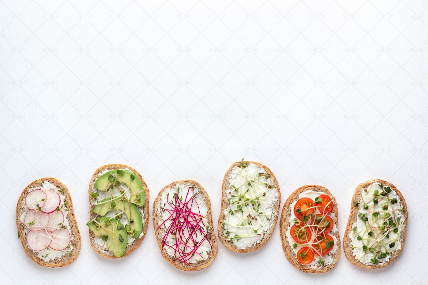 Healthy Bread Spreads: Stock Photos