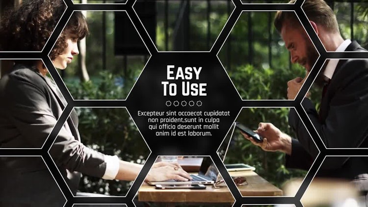 Hexagon Corporate: Premiere Pro Templates