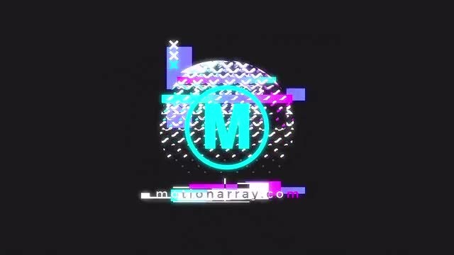 Stylish Glitch Logo: After Effects Templates