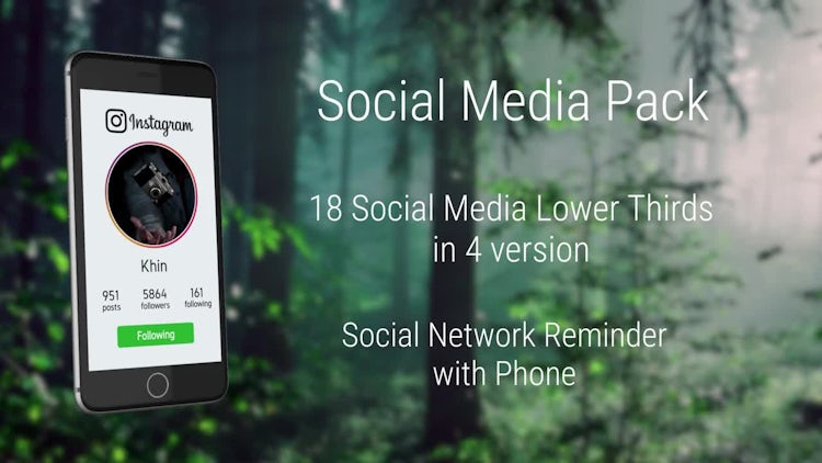 Social Media Pack: Premiere Pro Templates