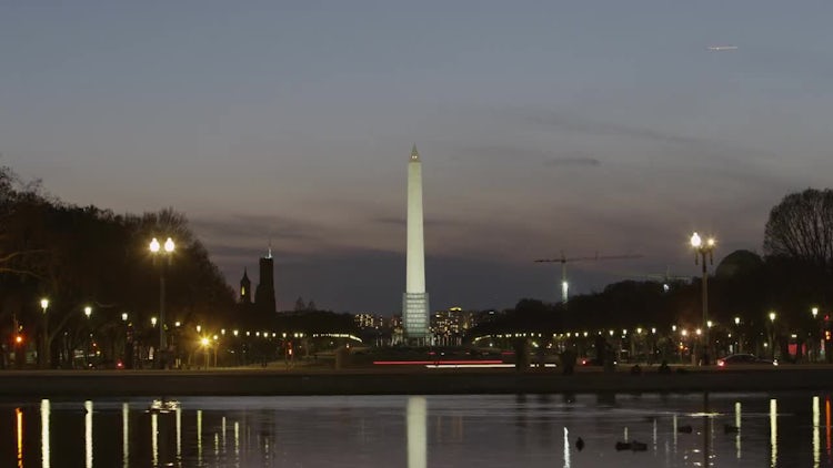 Washington Monument Time-lapse: Stock Video