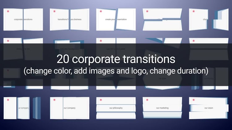 Corporate Transitions: After Effects Templates