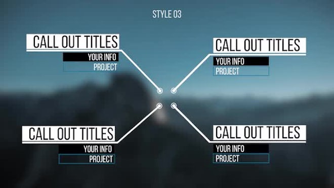 Universal Call Out Titles Premiere Pro Templates Motion
