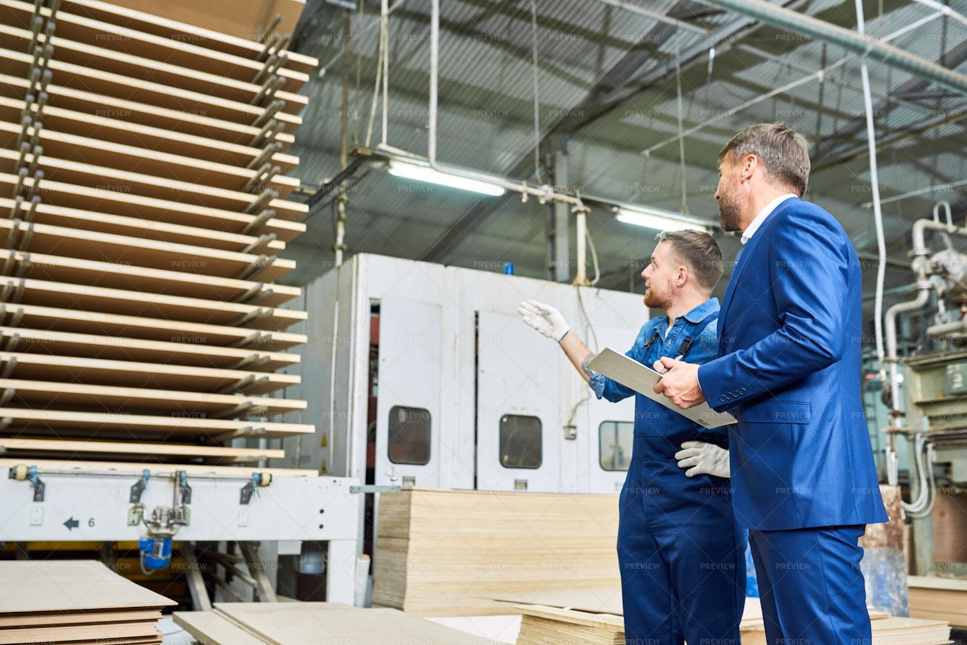 Inspection At Factory: Stock Photos