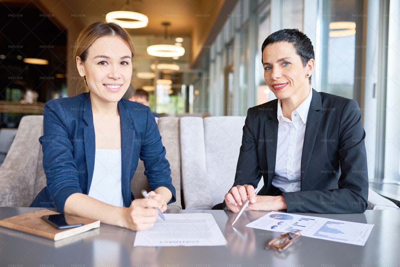 Productive Meeting Of Business...: Stock Photos