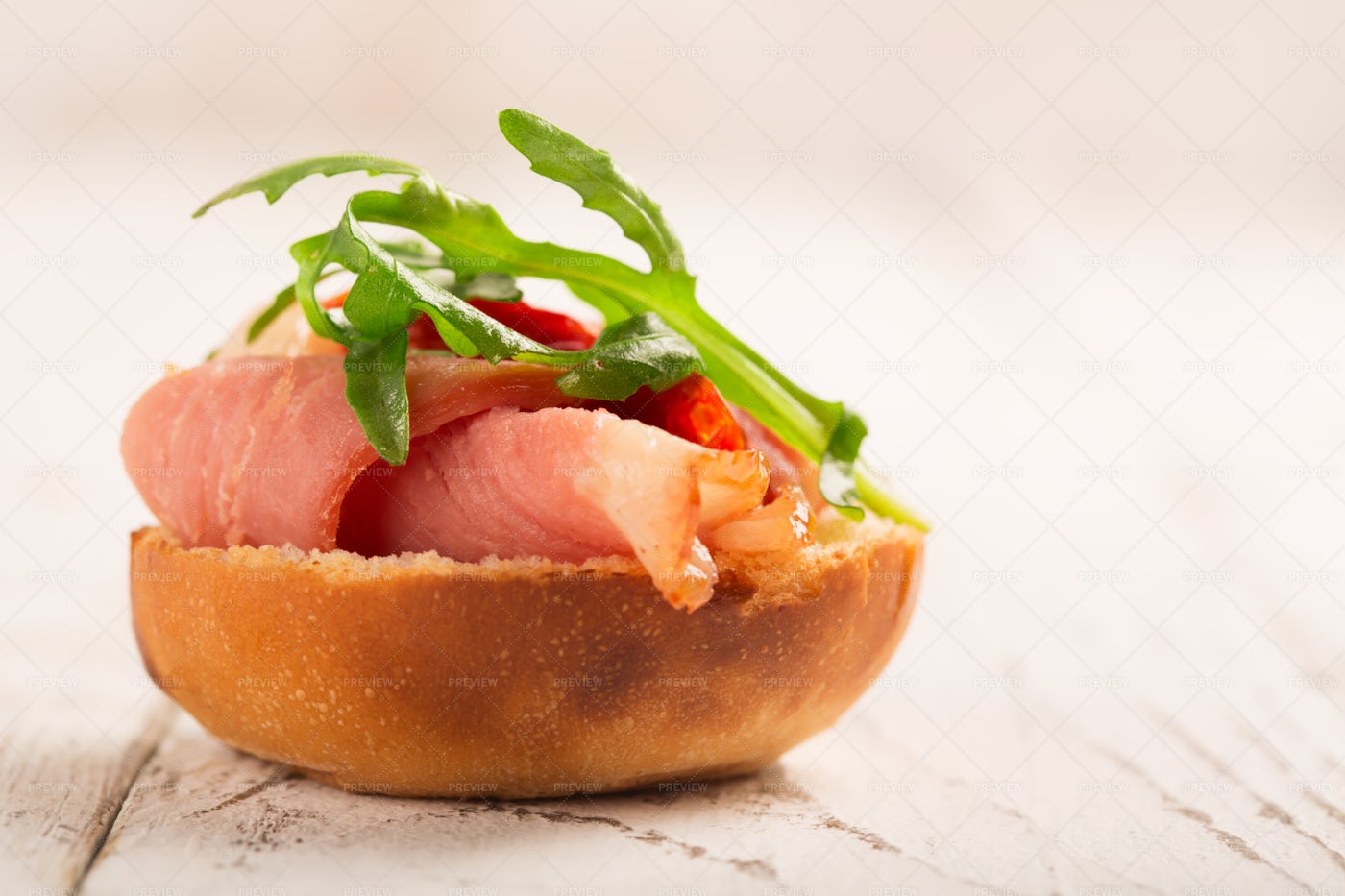 Duck Breast And Bread: Stock Photos