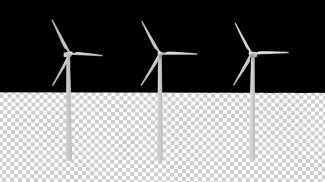 Project Wind Less Background Wind Turbine No Background