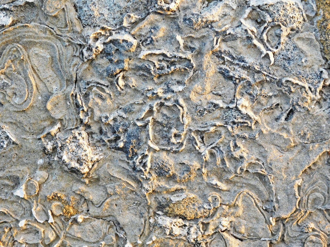 Abstract Shapes In Rock: Stock Photos