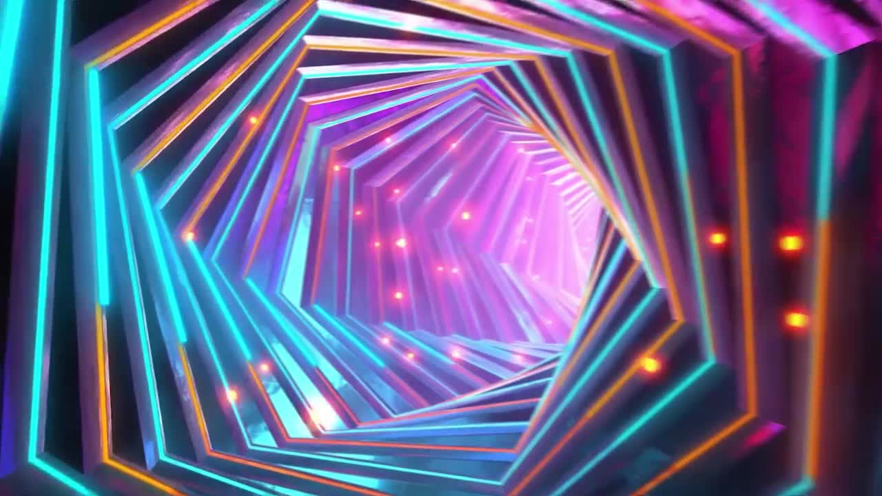 Trippy Tunnel - Stock Motion Graphics | Motion Array