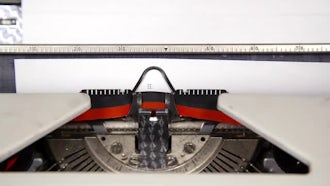 Typewriter Headlines: Stock Video
