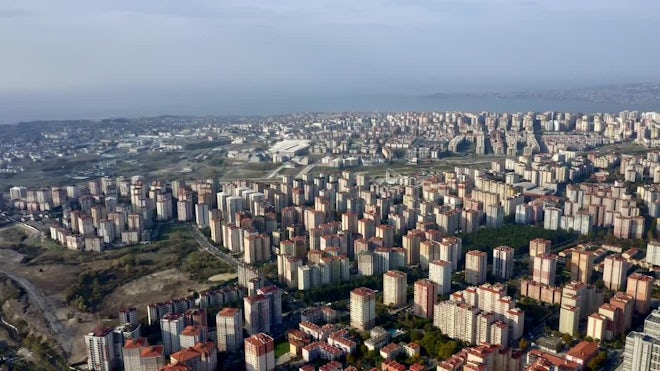Cityscape In Istanbul Stock Video Motion Array