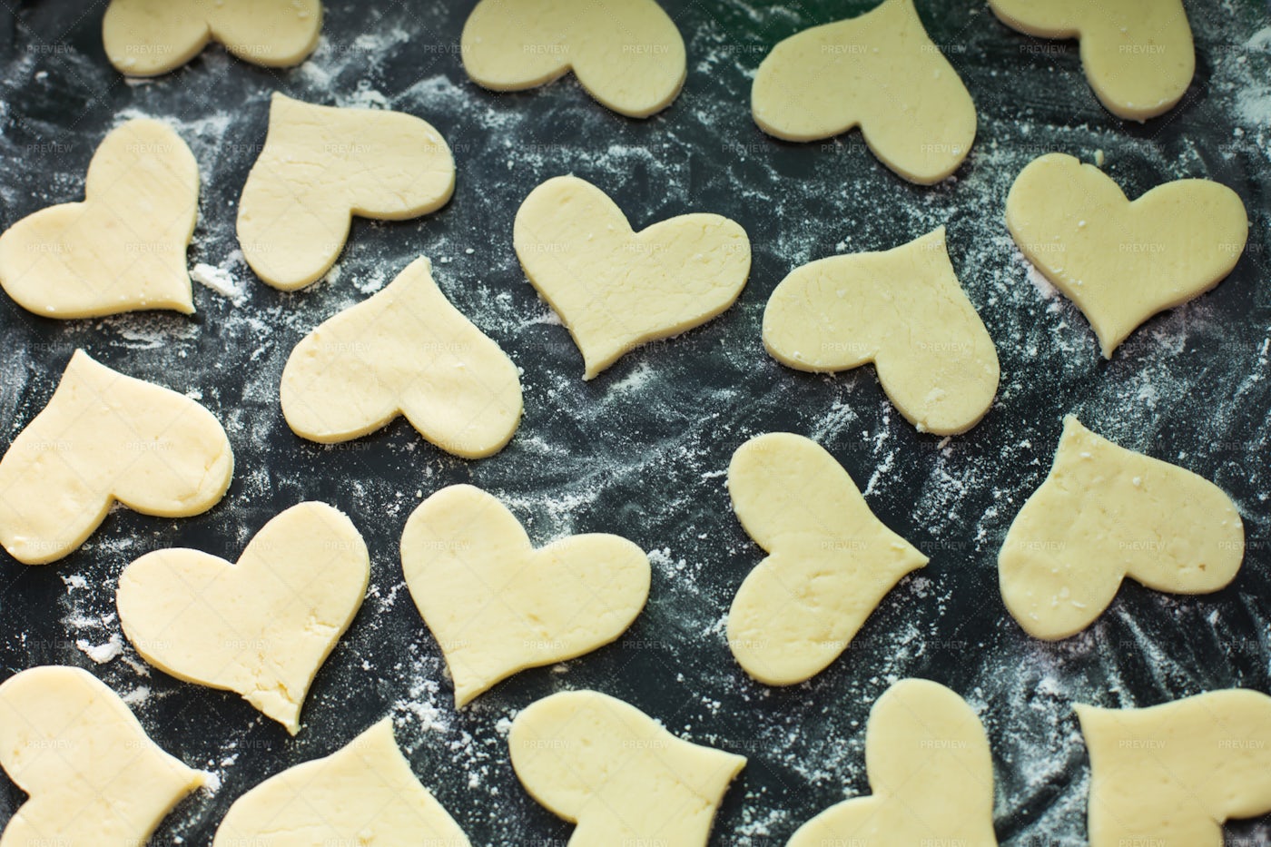 Cookies Ready For Baking: Stock Photos