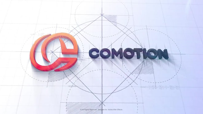 Architectural Sketch Logo Reveal Animation For Hive Logo With