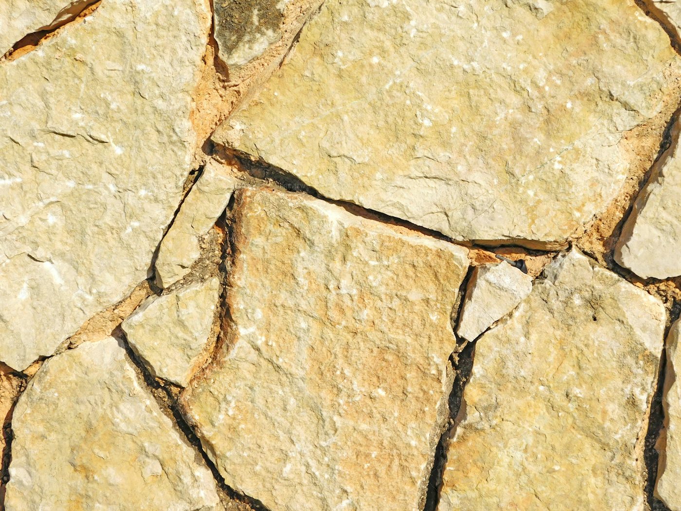 Cracking Stone Floor: Stock Photos