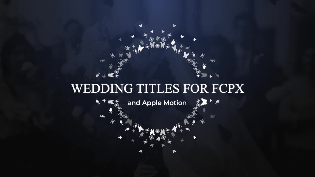 free wedding titles final cut pro