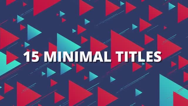15 Minimal Titles: Premiere Pro Templates