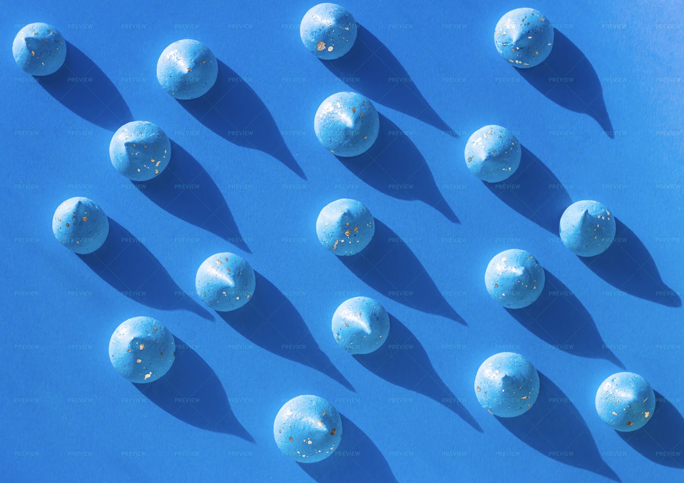 Meringue And Shadows: Stock Photos
