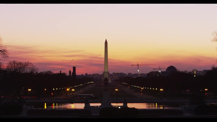 George Washington Monument Time-lapse: Stock Video