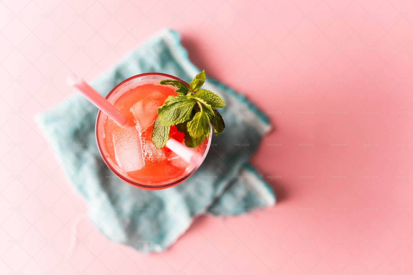 Mexican Watermelon Drink: Stock Photos