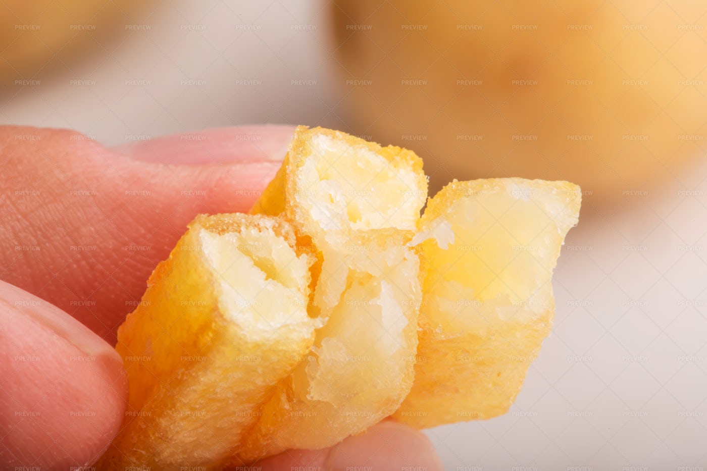 Holding French Fries: Stock Photos