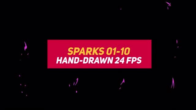 Liquid Elements Sparks 01-10: Stock Motion Graphics
