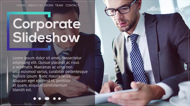 Corporate Slideshow: Premiere Pro Templates