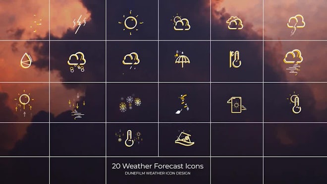 Weather Forecast After Effects Templates Motion Array
