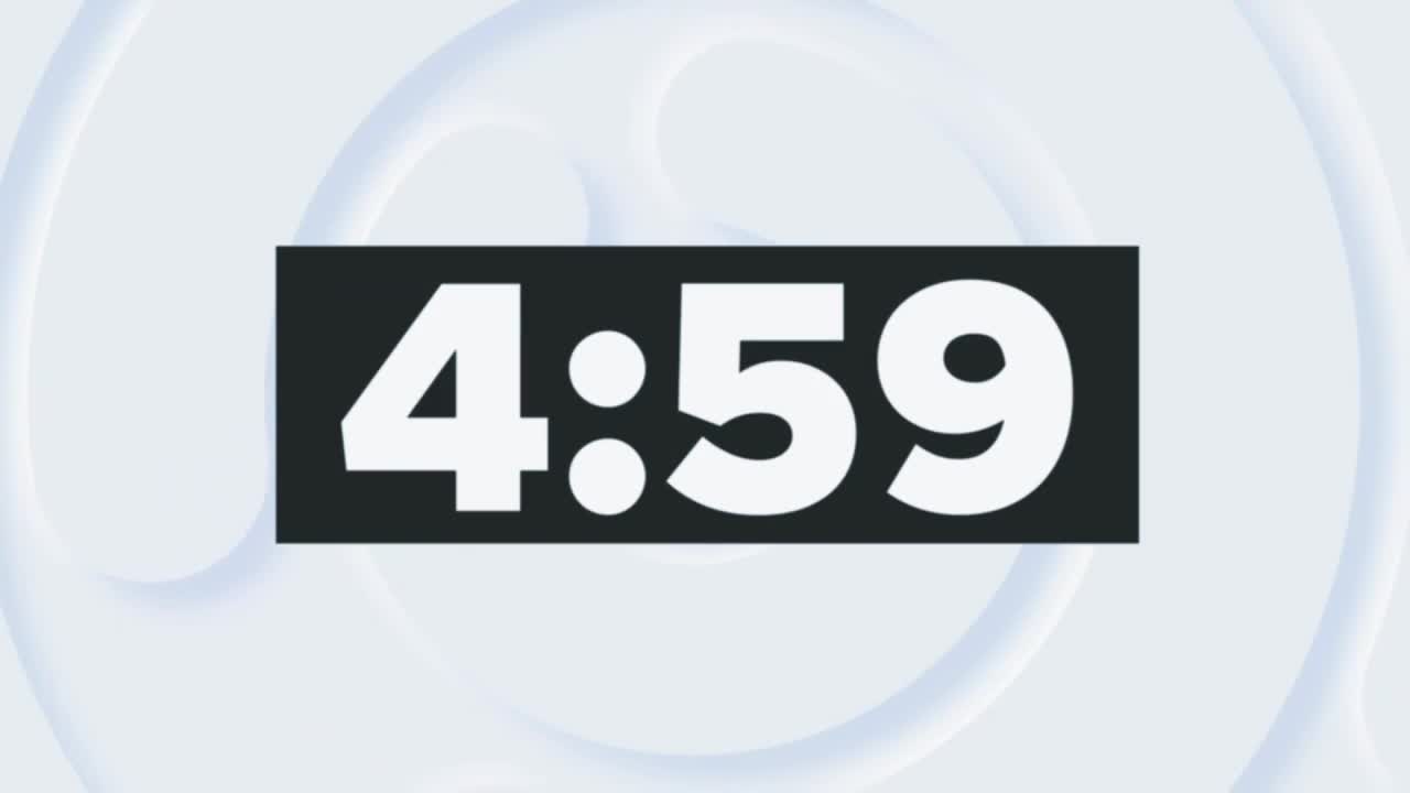 5 Minute Timer Countdown After Effects Templates Motion Array