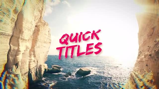 Quick Opener: After Effects Templates